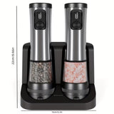 Electric Salt And Pepper Grinder Set