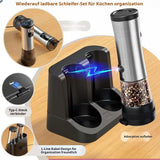 Electric Salt And Pepper Grinder Set