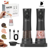 Electric Salt And Pepper Grinder Set