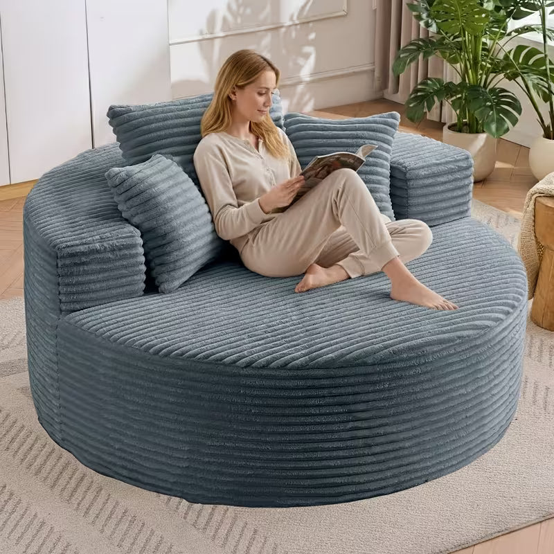Upholstered Barrel Chair