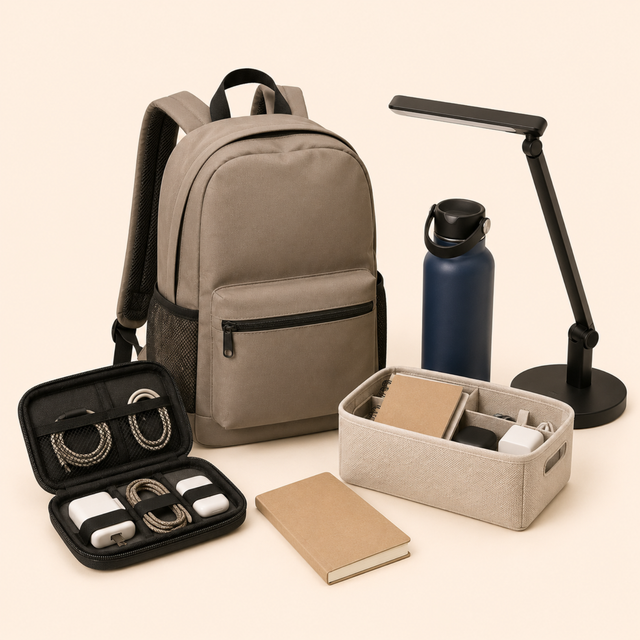 Grad Useful Picks route image showing desk lamp or compact backpack for browsing grad useful picks products on OQANO Market.
