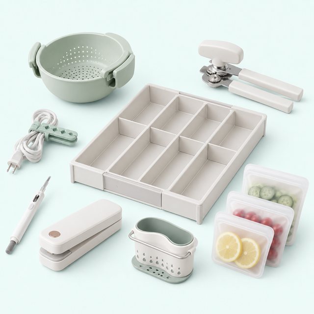 Under $25 route image showing compact sink brush or small organizer for browsing under $25 products on OQANO Market.