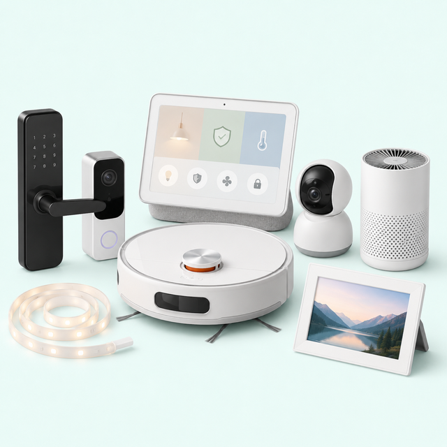 Tech & Smart Home route image showing charging station or power bank for browsing tech & smart home products on OQANO Market.