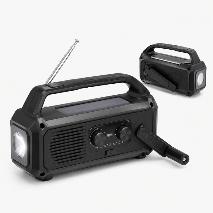 Hand-Crank Weather Radio